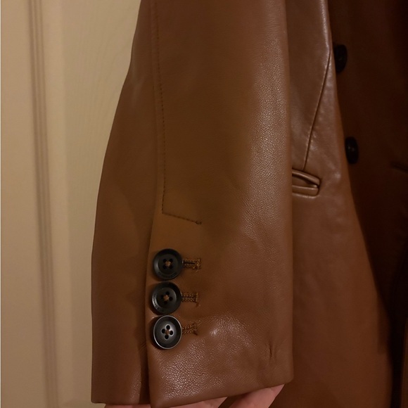 BCBGeneration Brown Leather Jacket - Picture 8 of 8